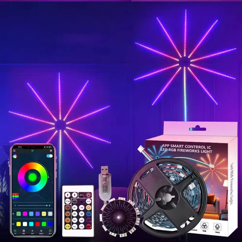 Christmas Fireworks lights