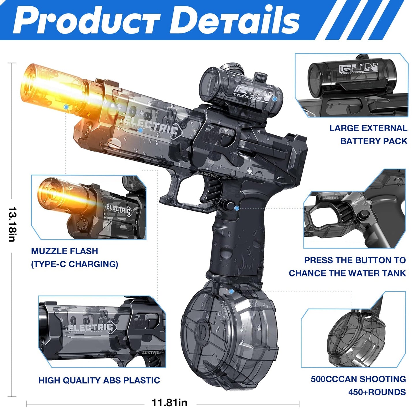 SplashMaster Electric Water Blaster