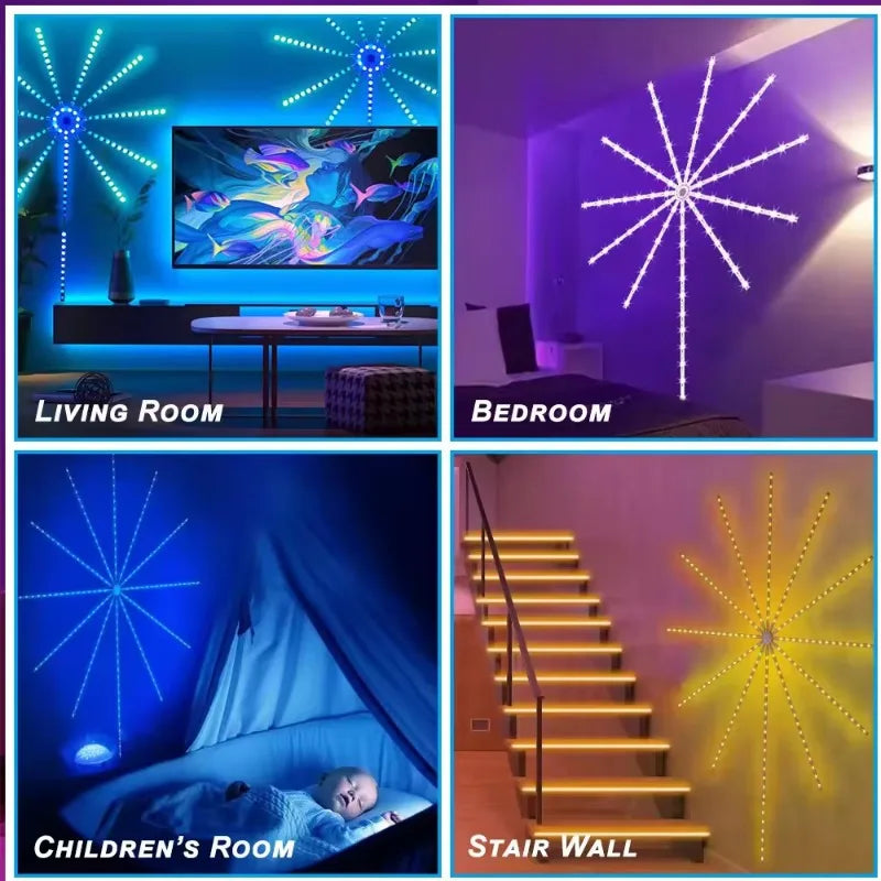 Christmas Fireworks lights