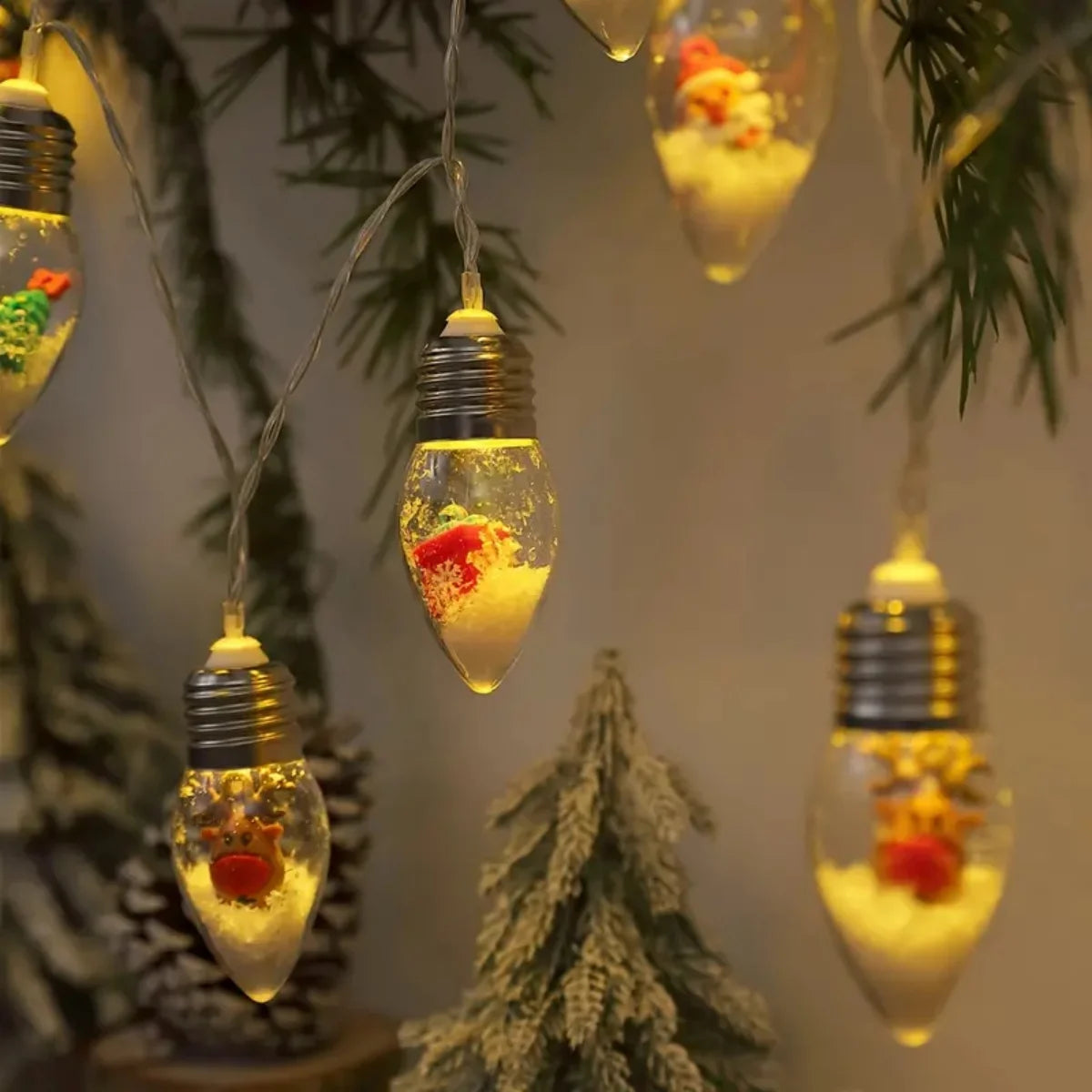 Festive Snowball Glow Lights