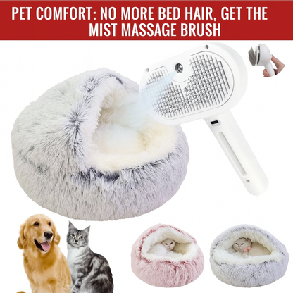 Gentle Mist Massage Grooming Brush