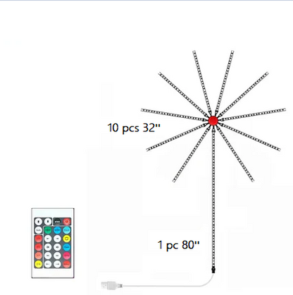 Christmas Fireworks lights