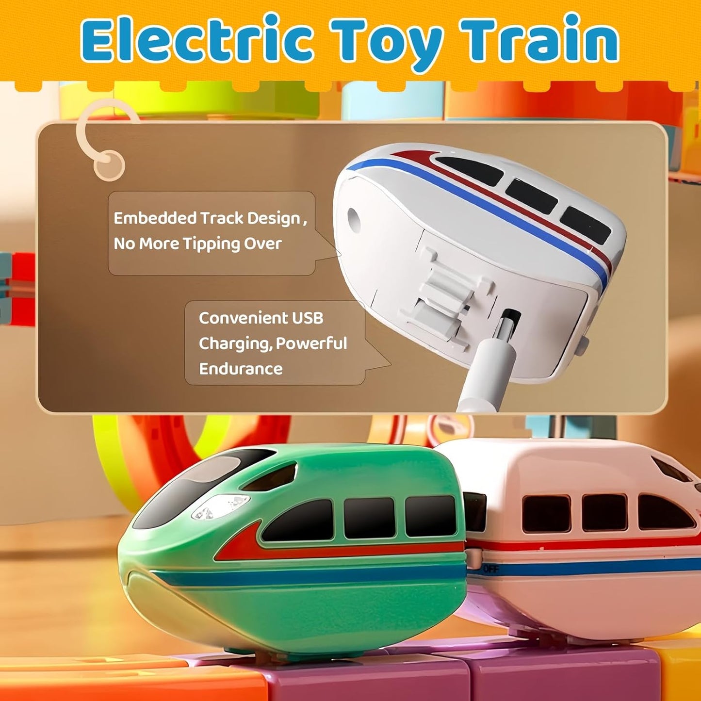 KlickRail Adventure Train Set