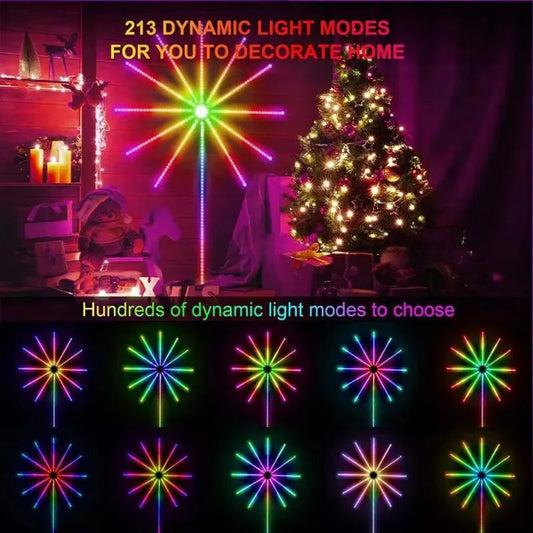 Christmas Fireworks lights