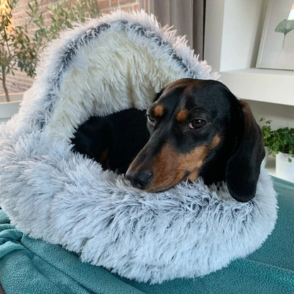 CozyNook Snug Pet Cave Bed