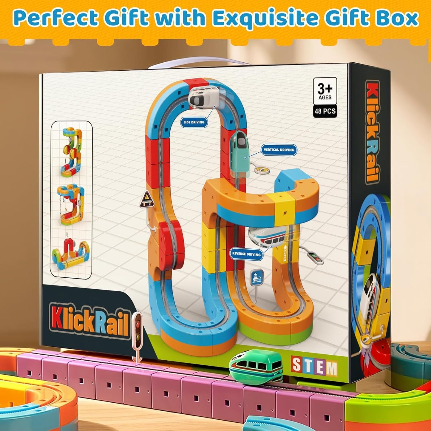 KlickRail Adventure Train Set