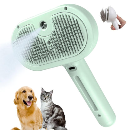 Gentle Mist Massage Grooming Brush