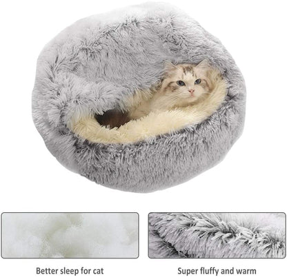 CozyNook Snug Pet Cave Bed