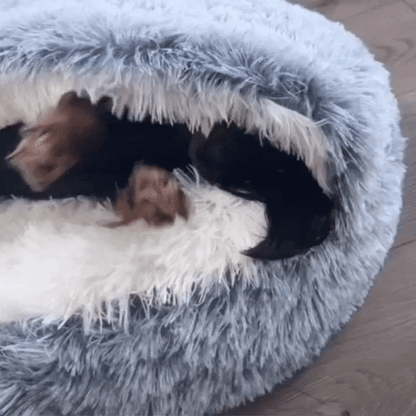 CozyNook Snug Pet Cave Bed