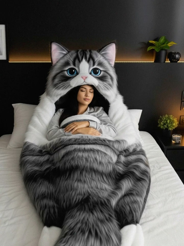 Fluffy Cat Cozy Sleep Bags