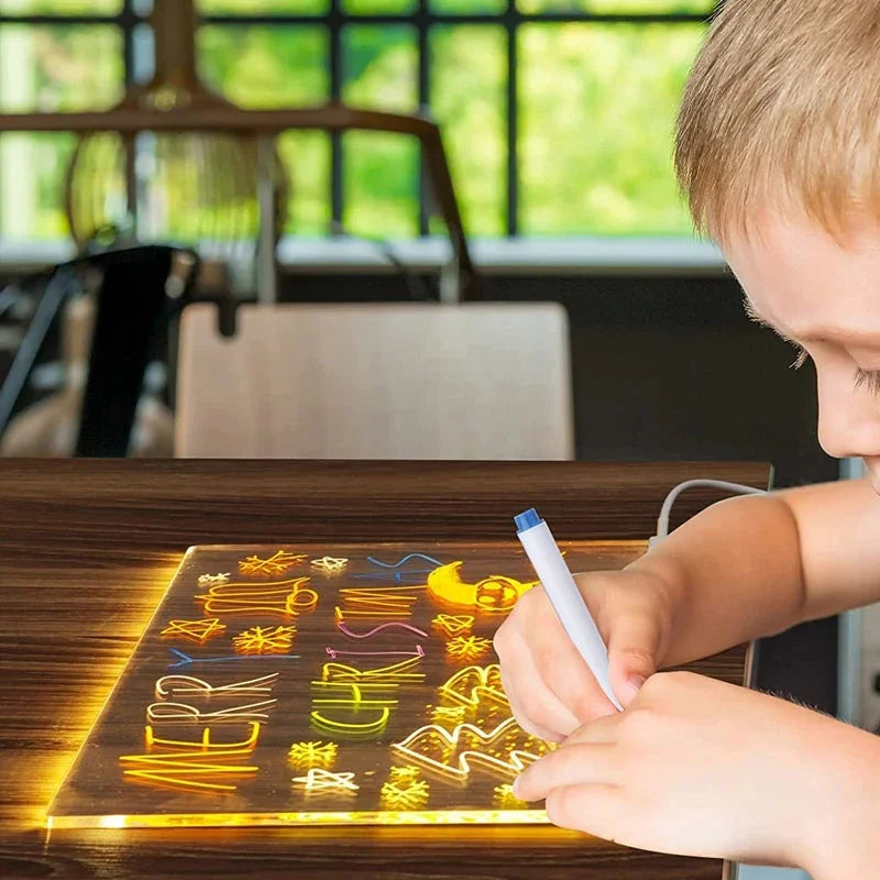 Glow Art Kids Drawing Board