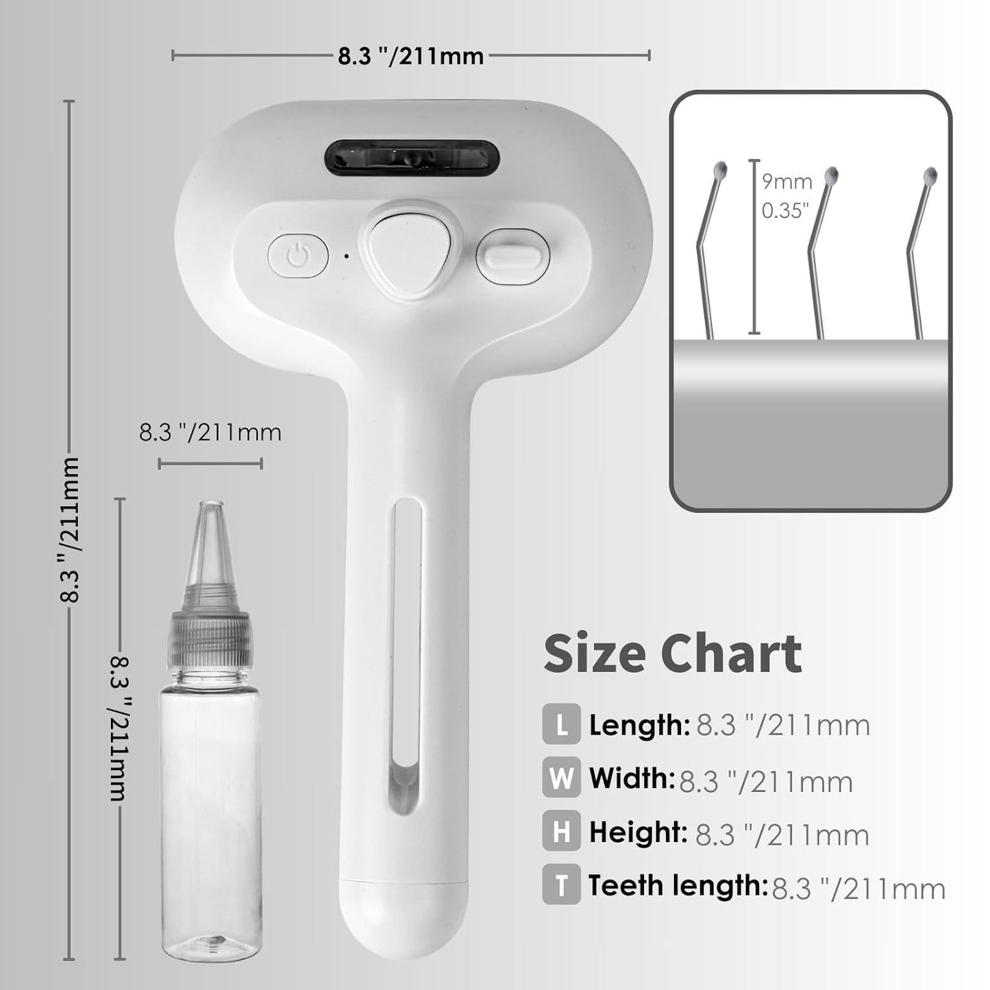 Gentle Mist Massage Grooming Brush