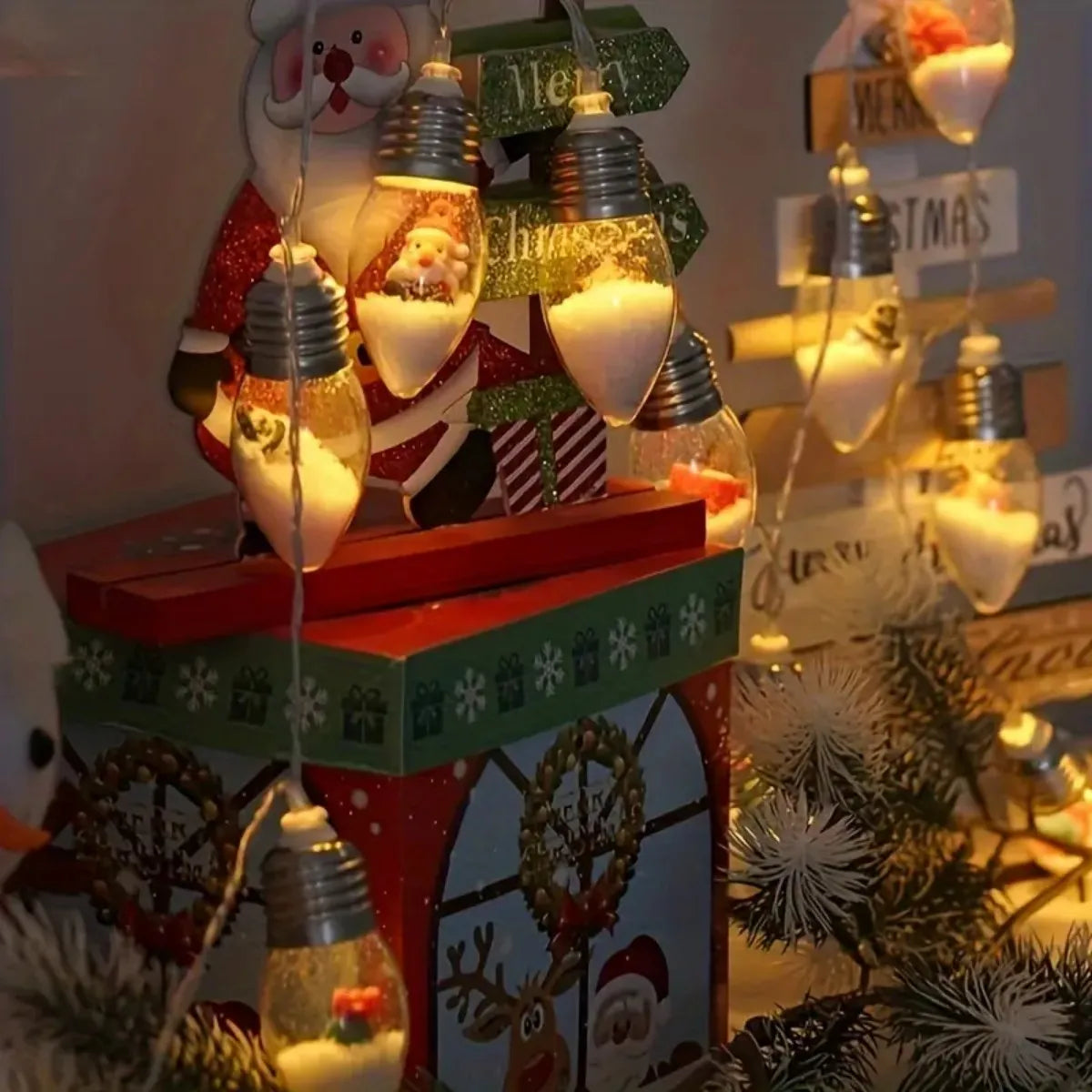 Festive Snowball Glow Lights